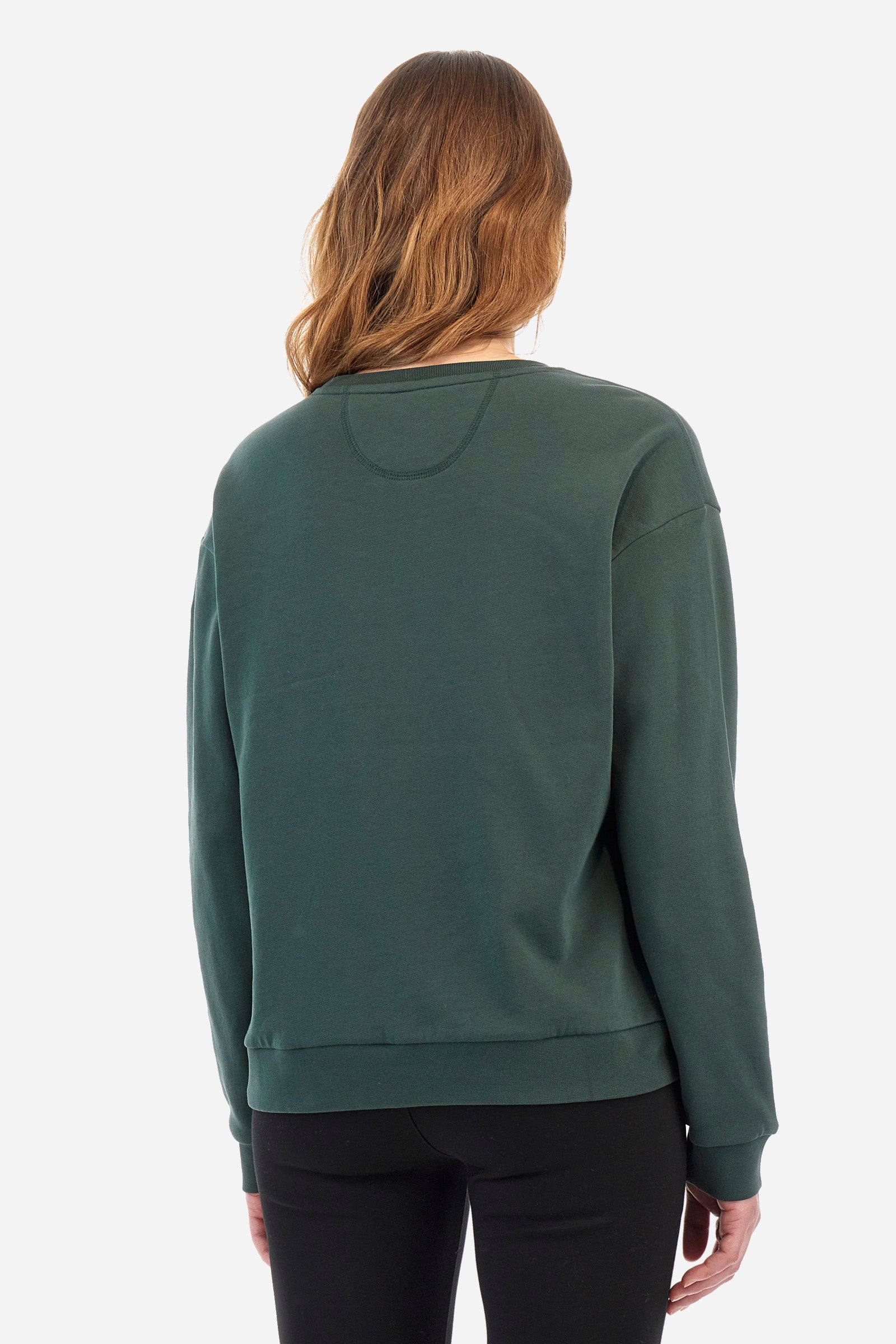 Sweatshirt aus Baumwolle, Regular Fit – Zelie