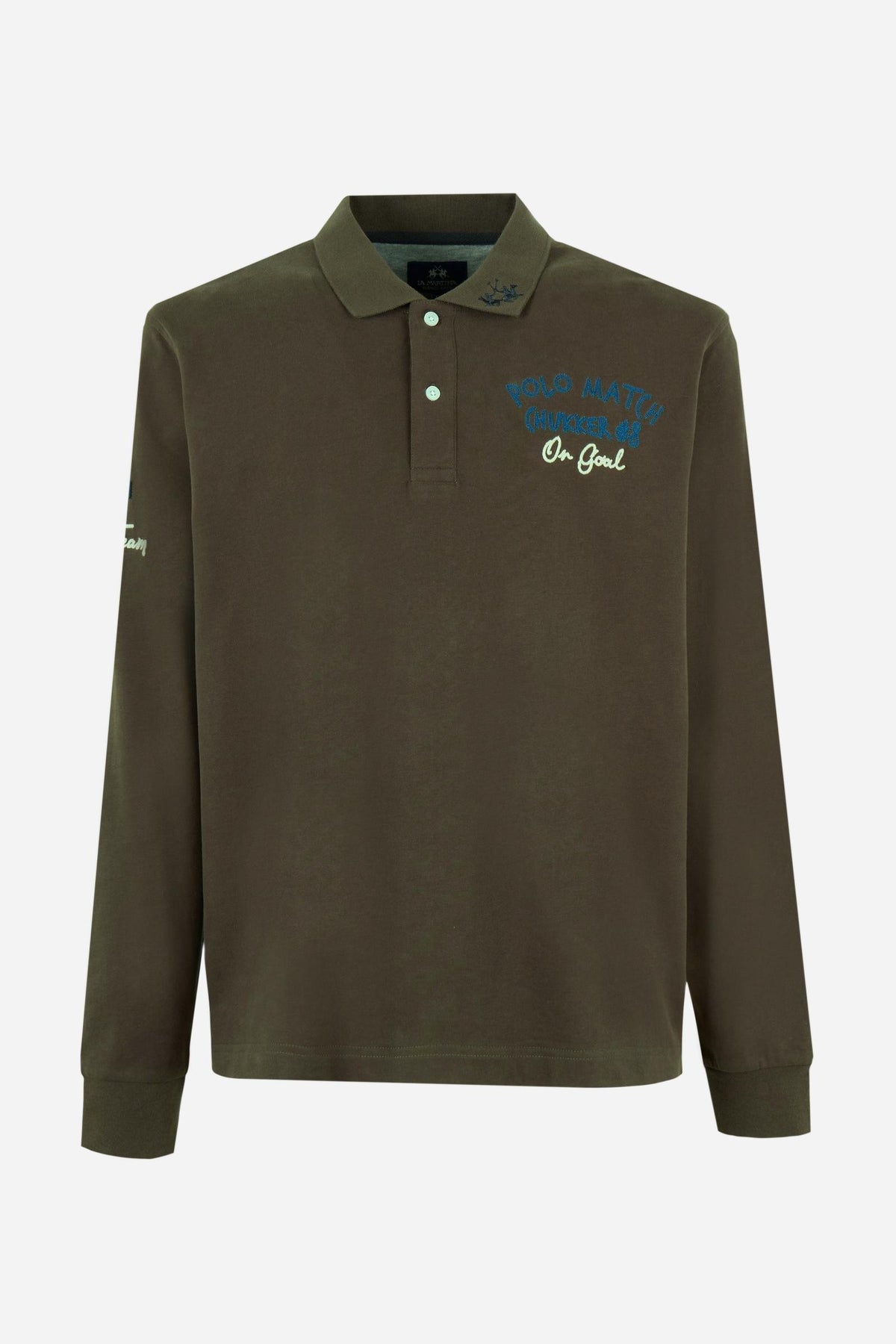 Langärmeliges Herren-Poloshirt Polo Team Eduardo