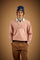 Men's polo shirt in heavy cotton sweatshirt fabric with rugby collar - Domingo