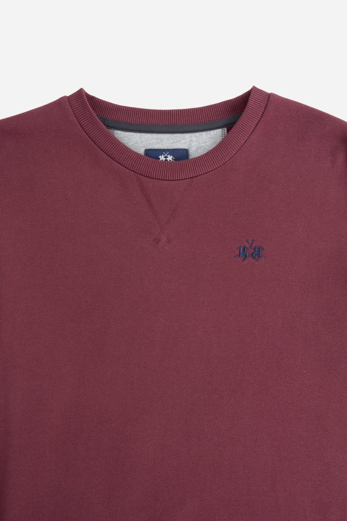 Herren Rundhals-Sweatshirt aus angerauter Baumwolle - Donato