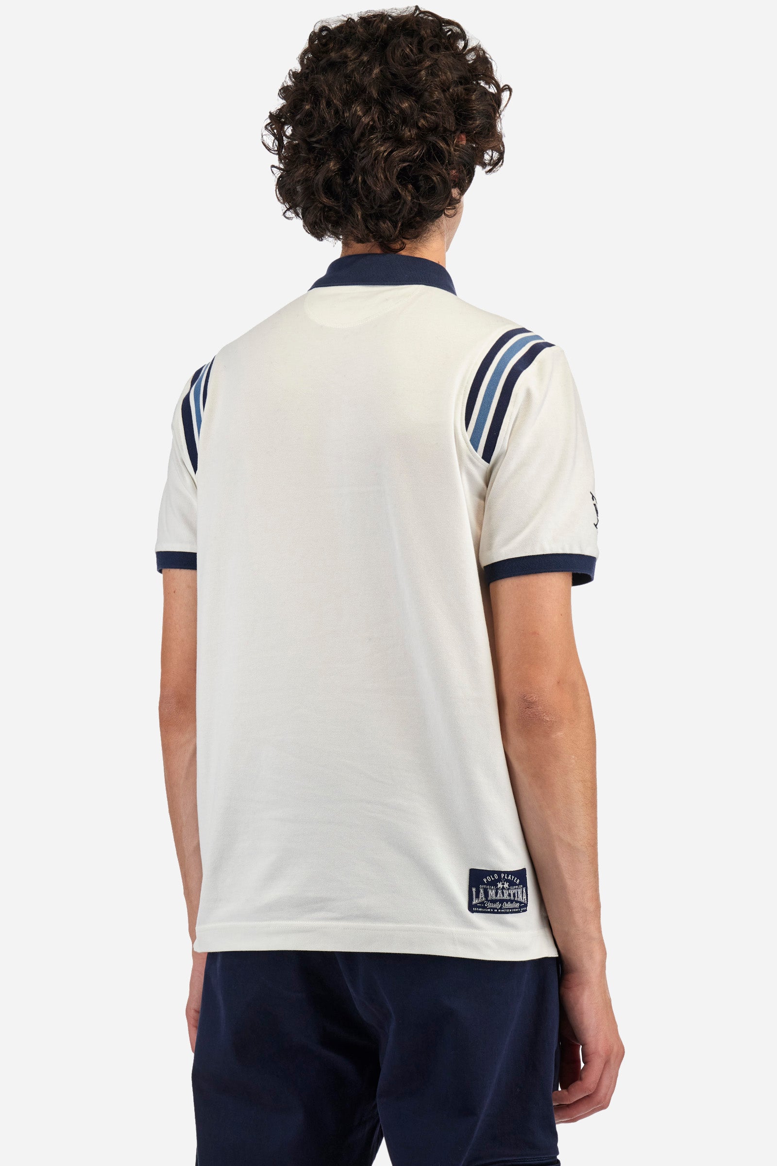 Poloshirt aus Stretch-Baumwolle, Regular Fit – Zaccheus