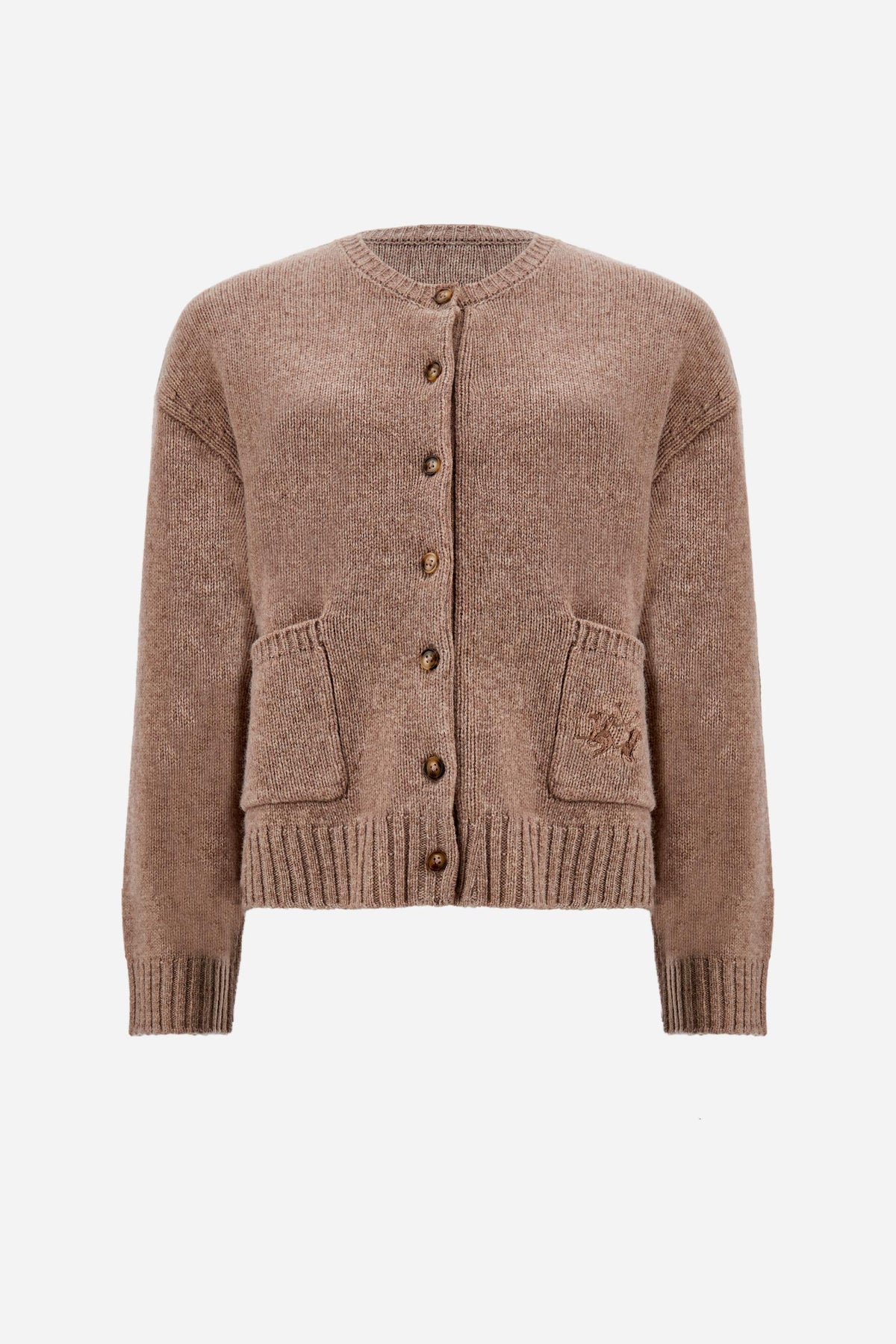 Women's merino wool cardigan with pockets - Elenice