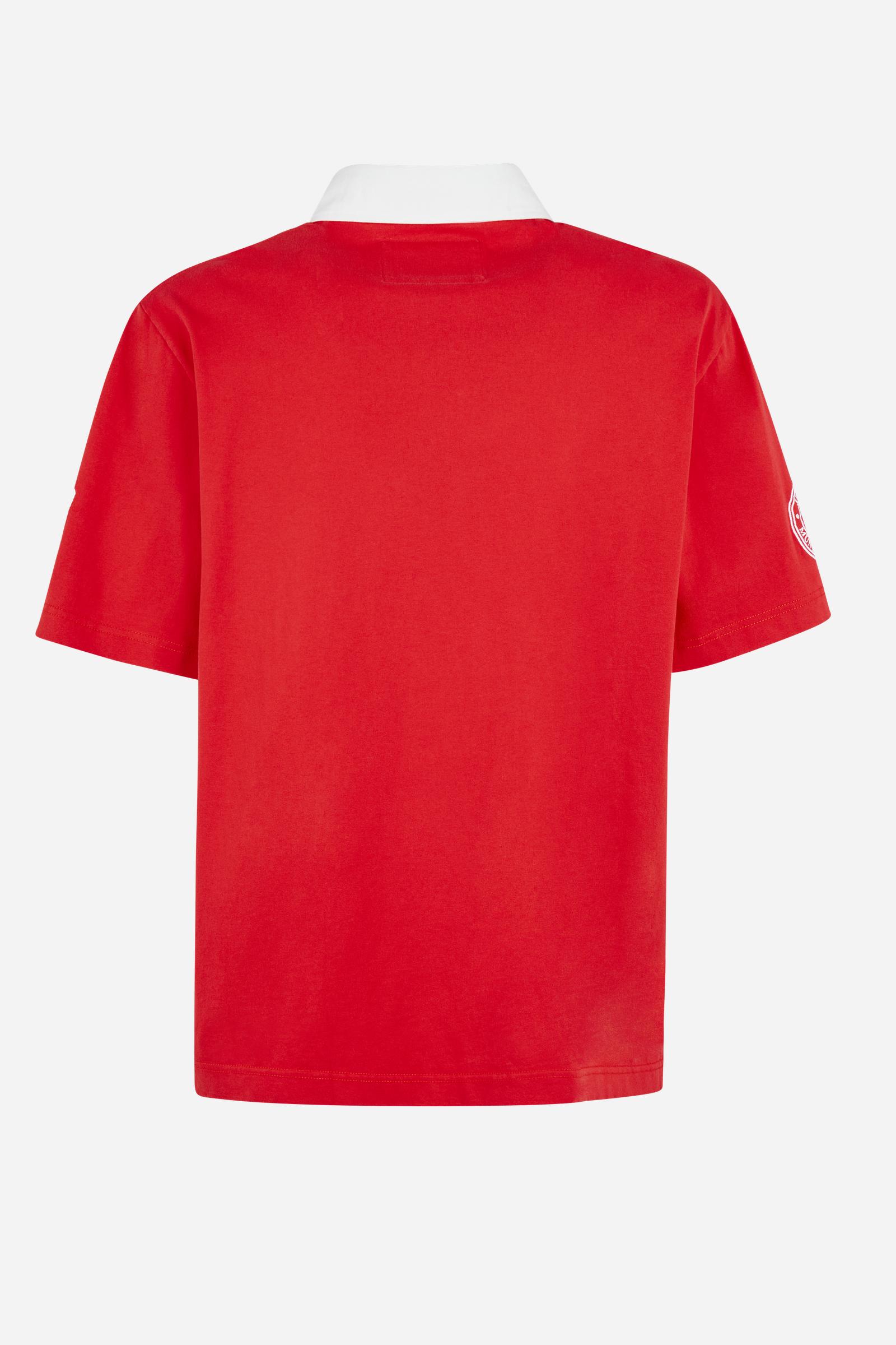 Polo manica corta in jersey di cotone – Limited Edition “Ride and Strike”