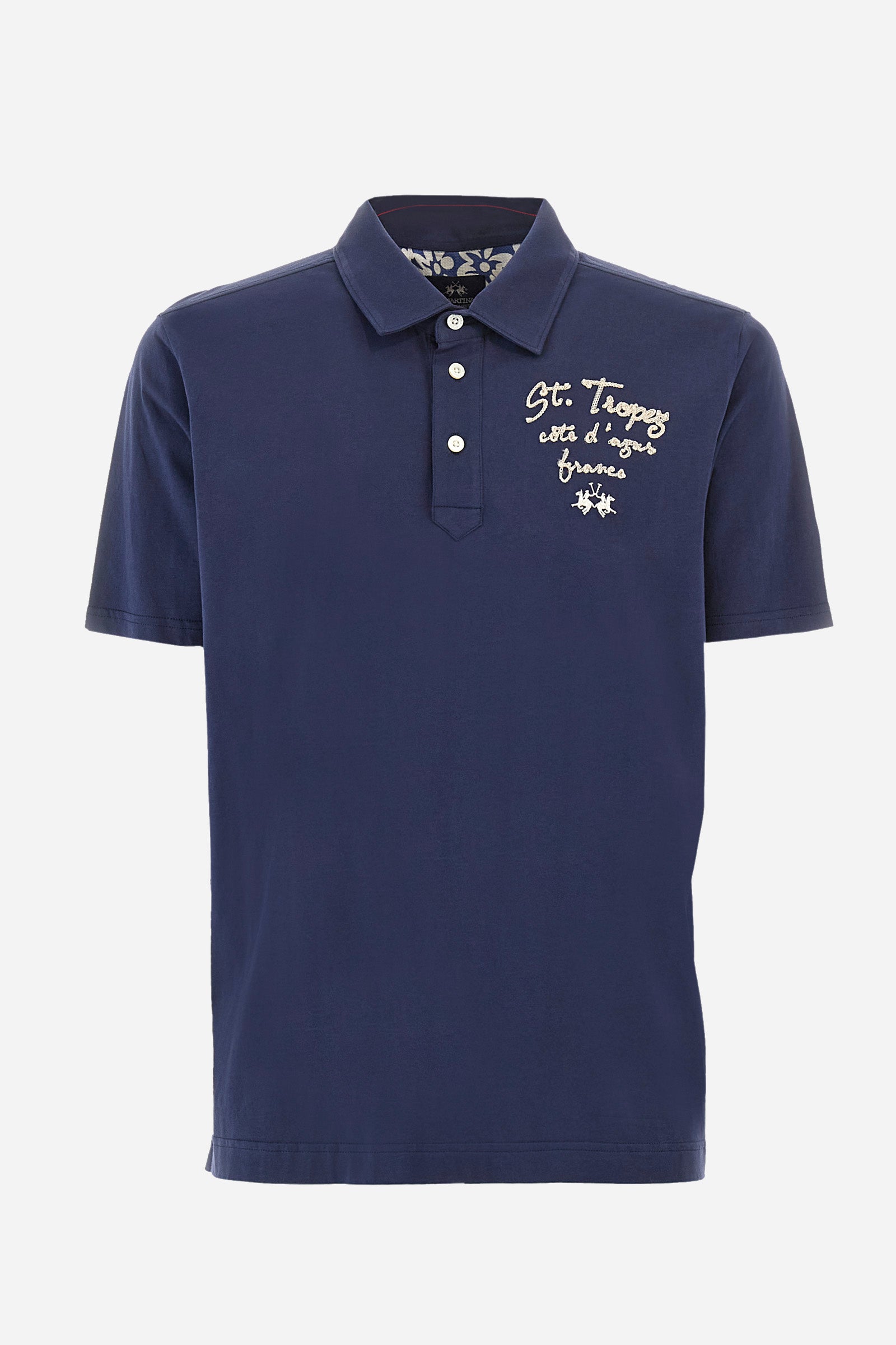 Regular-fit polo shirt in cotton - Yuze