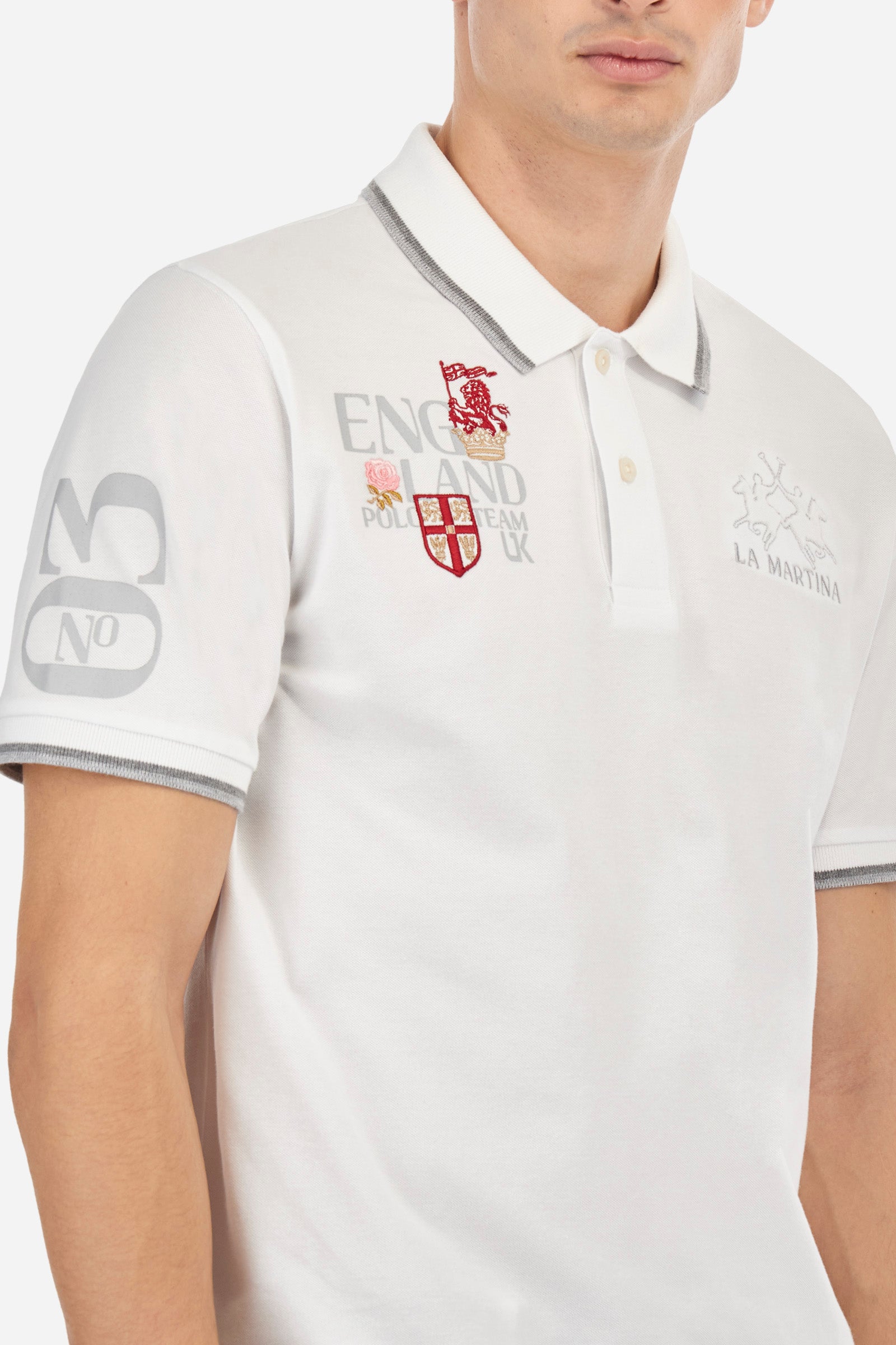 Regular Fit Cotton Piqué Polo Shirt - Arminio