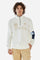 Men's long-sleeved solid colour sweatshirt in cotton. Made of pure cotton fabric with a soft, velvety touch. Practical half-zip opening and ribbed cuffs and collar details. Vivid multi-coloured with Argentina-inspired graphics on the chest and sleeves. The logo is embroidered on the left side of chest for a subtle touch of branding. The fit is regular to suit everyday wear. The model is wearing a size L. - Off White