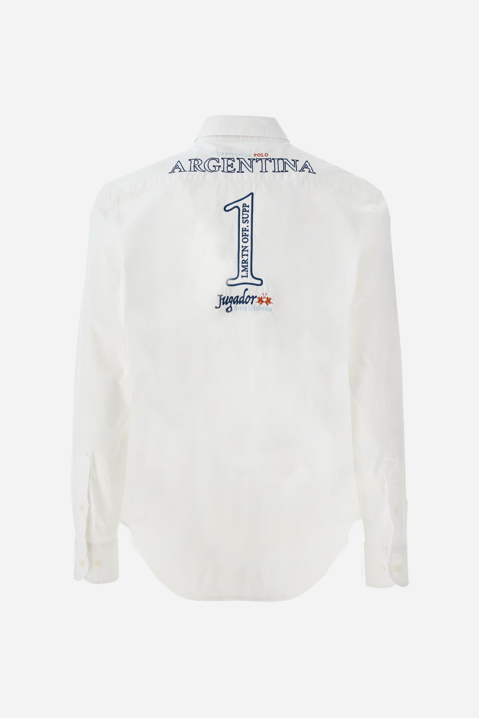 Men’s poplin shirt Argentina Logo - Rodolfo