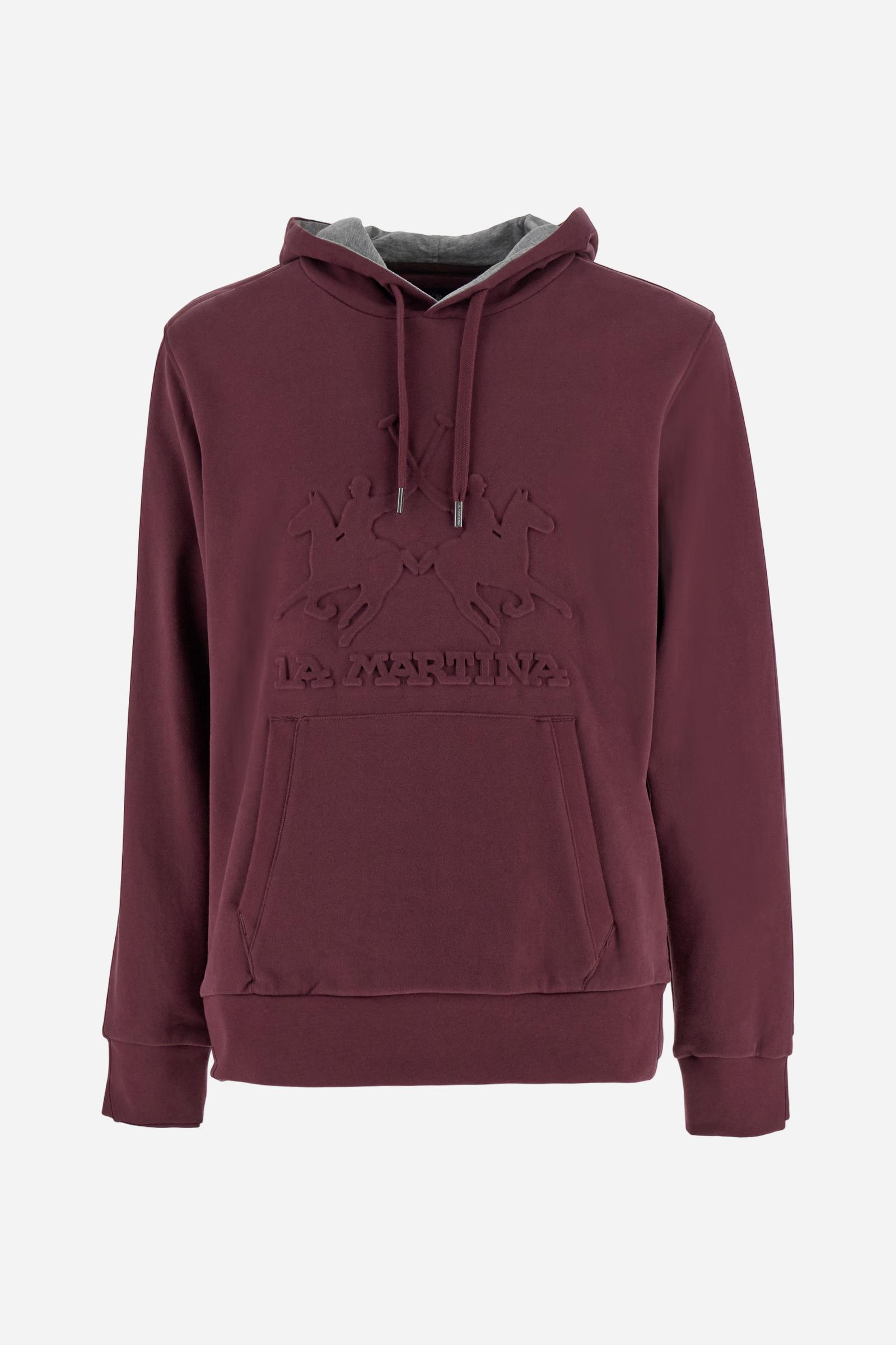 Sweat à capuche en coton avec maxi logo - Benny