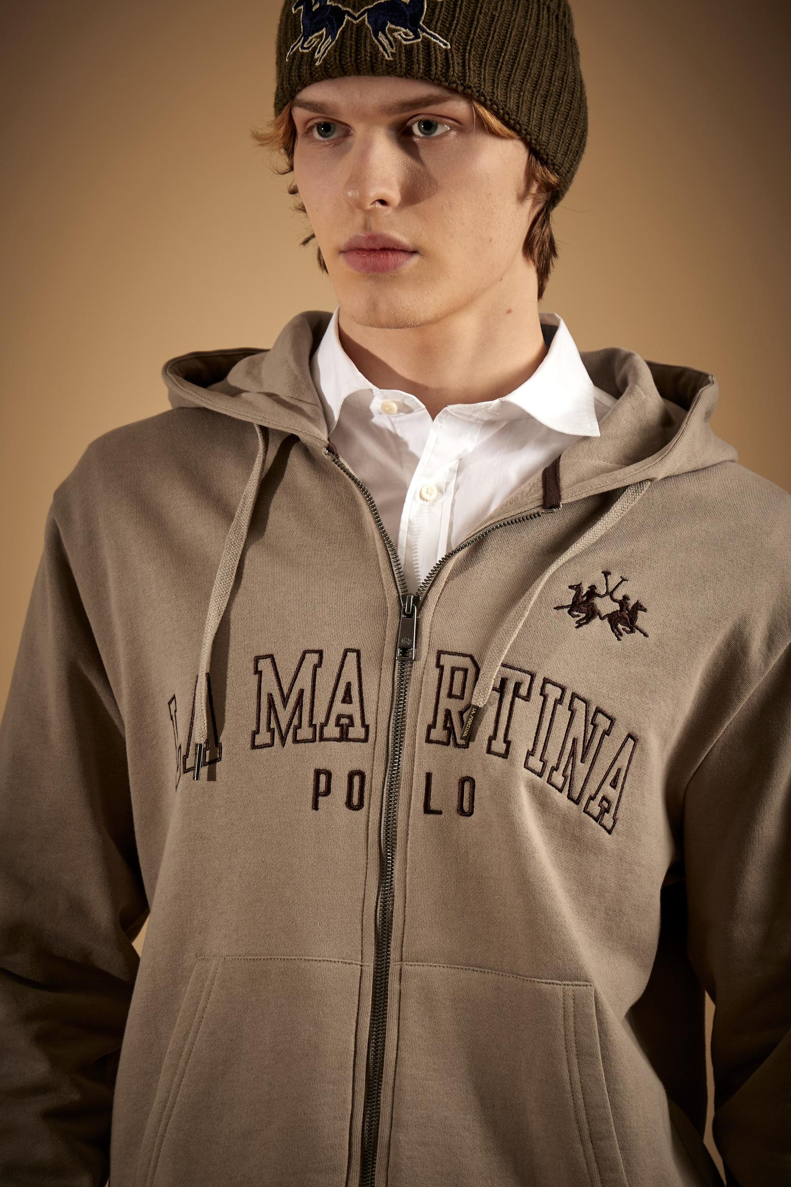 Herren-Kapuzenpullover aus Baumwolle La Martina Polo - Danio