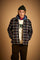 Padded tartan jacket in wool felt - Derek