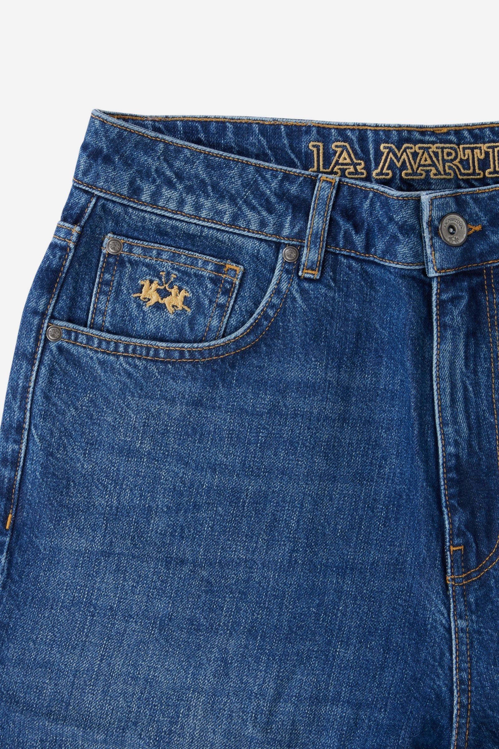Jeans Herren Regular Fit aus Dark Indigo Denim - Connell