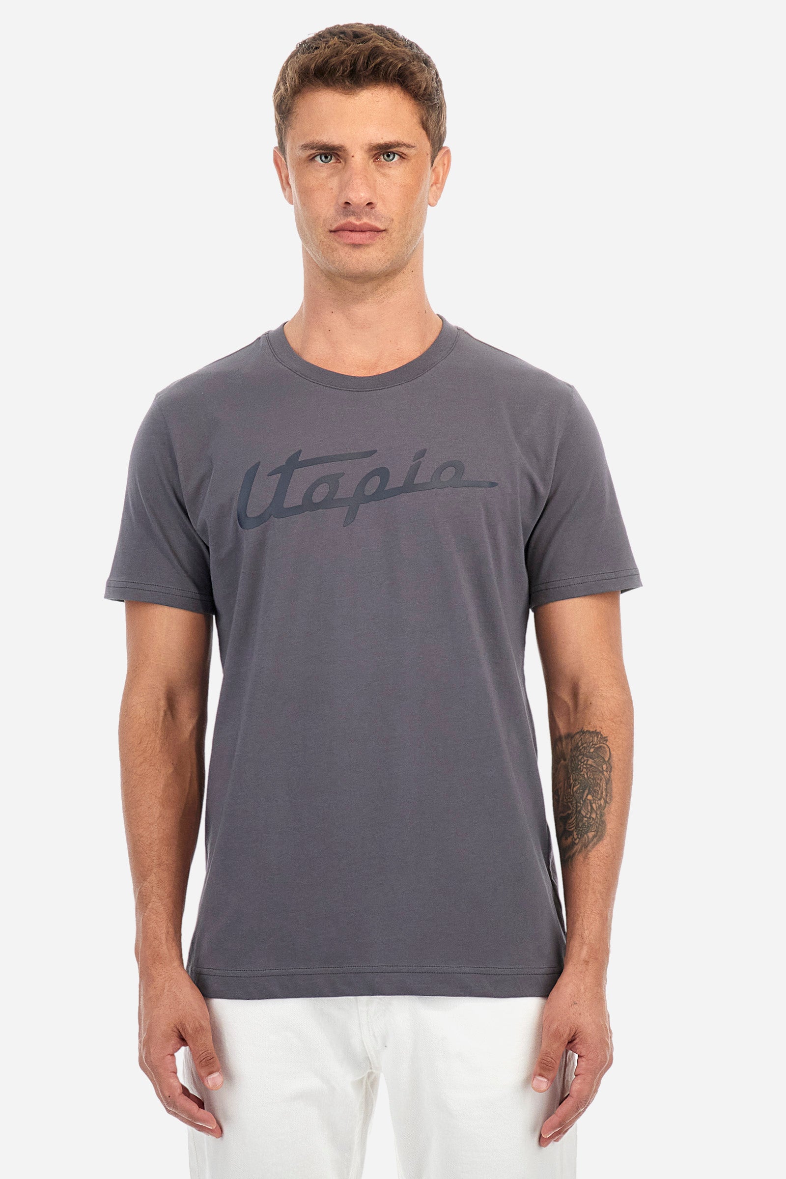 T-shirt Pagani de coupe classique en coton - Zan