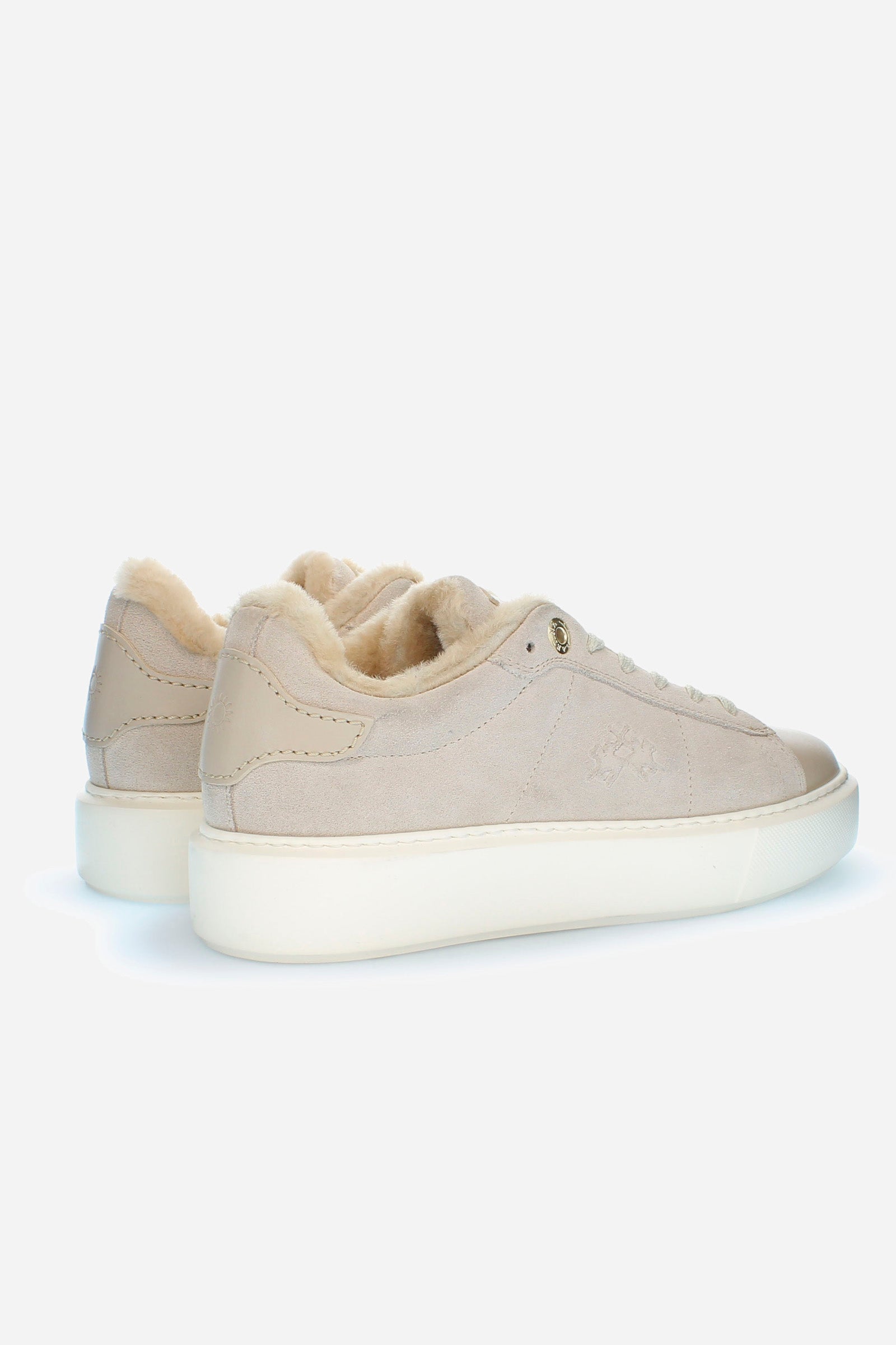 Women’s cupsole trainers in suede