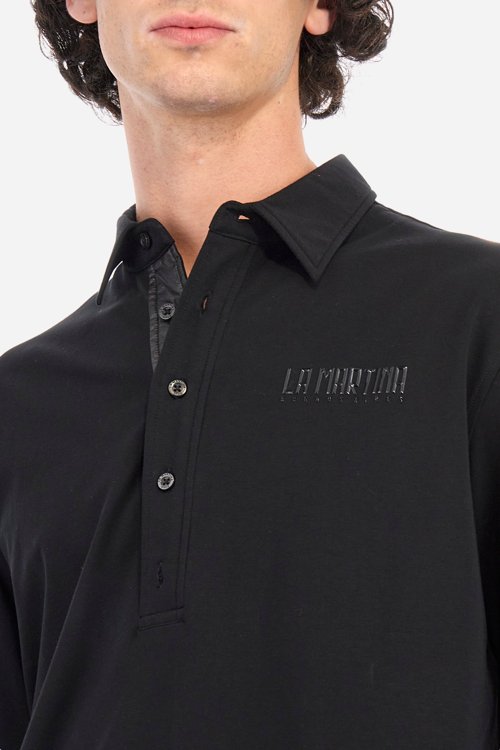 Poloshirt aus Stretch-Baumwolle, Regular Fit – Zethus