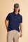 Men’s cotton piqué polo with regular fit. Nations collection featuring country-inspired graphics. - Navy                                                                                                                                                                                                                                                                                                                                                                                                                        