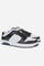 Men's sneaker with soft leather upper, two-tone rubber sole, Strobel construction for flexibility, and a personalized footbed for all-day comfort and urban style. - Optic White/Black