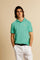 Men’s short-sleeve stretch piqué polo shirt with a regular fit. Ribbed trims with contrast piping, tricolour logo and embroidered undercollar detail. - Opal                                                                                                                                                                                                                                                                                                                                                                    