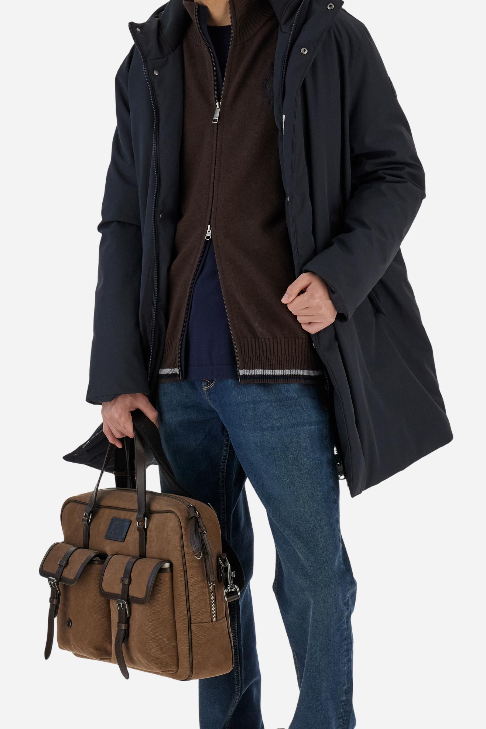 Maglione uomo full zip con collo alto Polo Club - Brooks