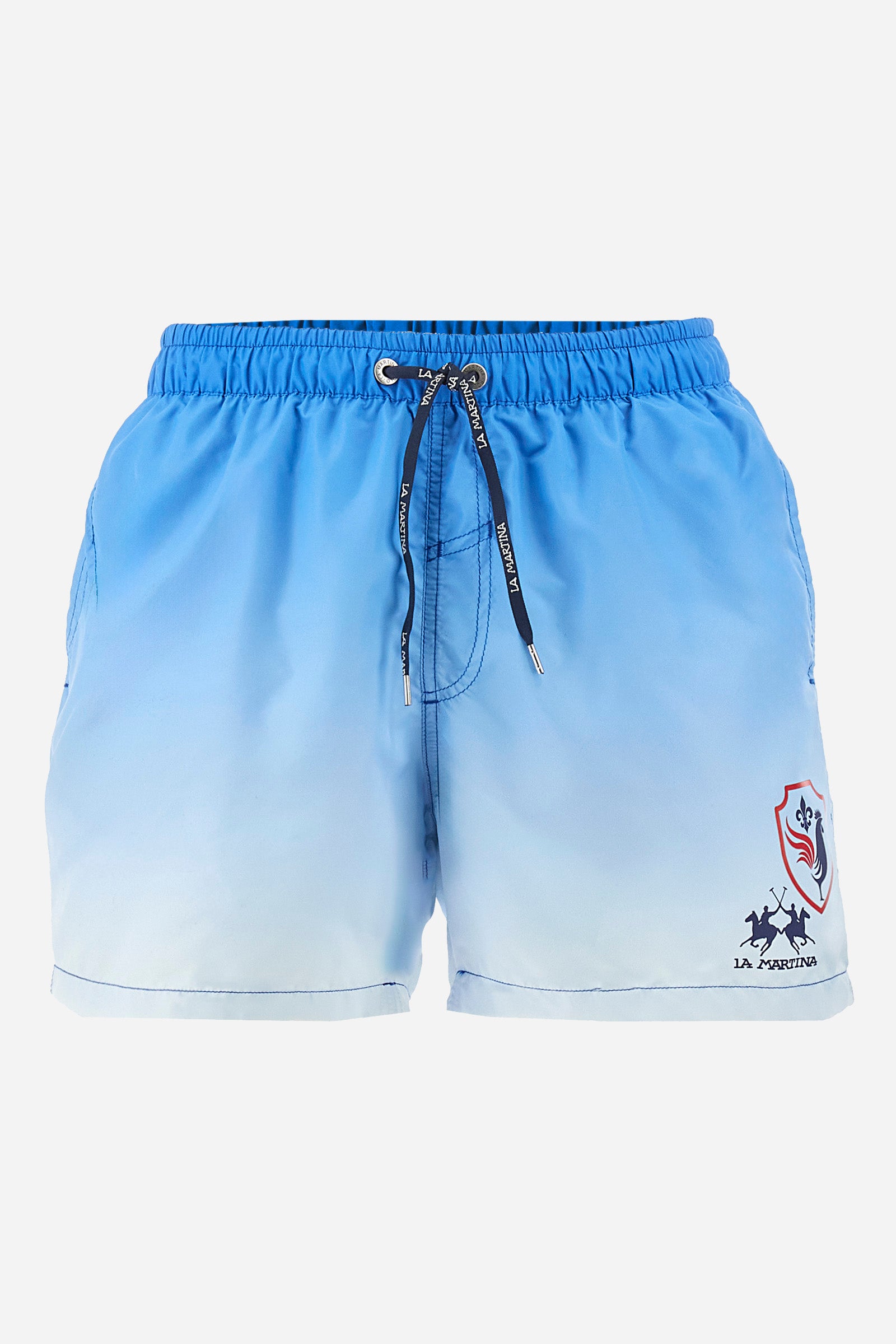 Regular-fit swimming shorts in synthetic fabric - Yachov