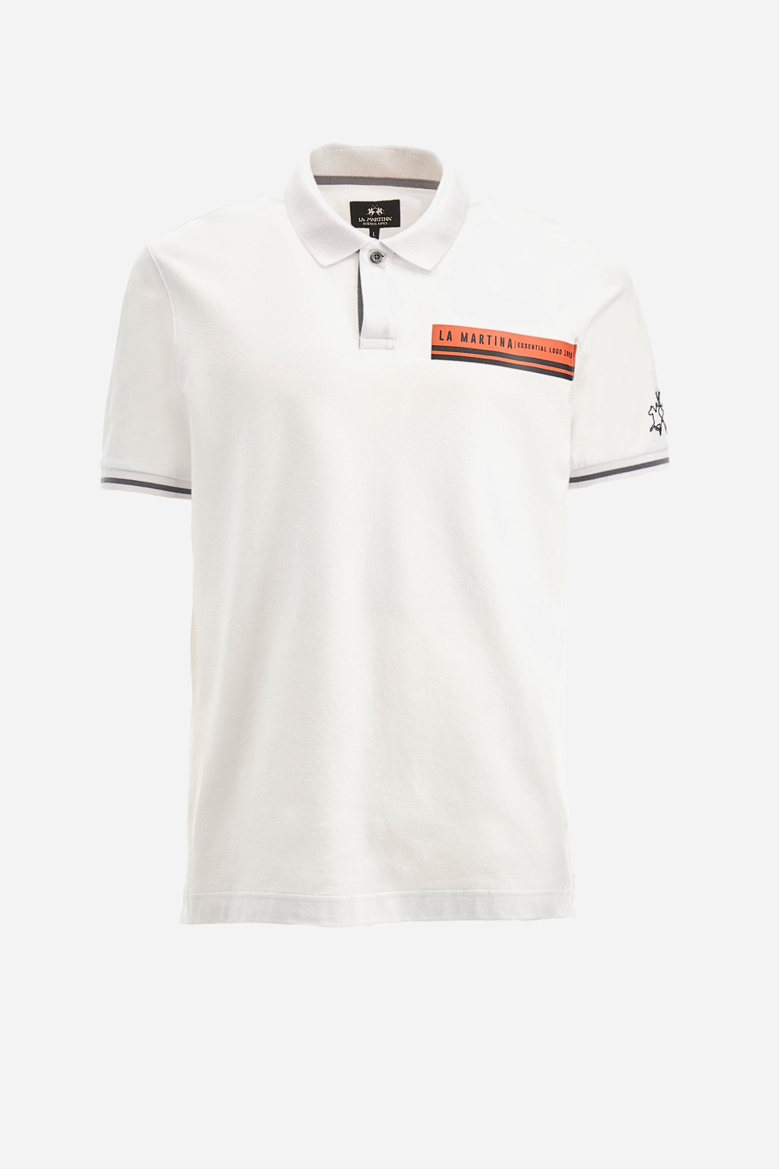 Poloshirt aus Stretch-Baumwolle, Regular Fit – Zaccariah