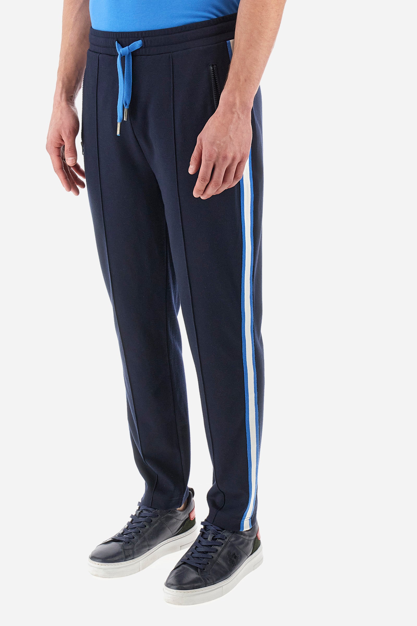 Regular-fit jogging bottoms in a synthetic fabric - Yurij