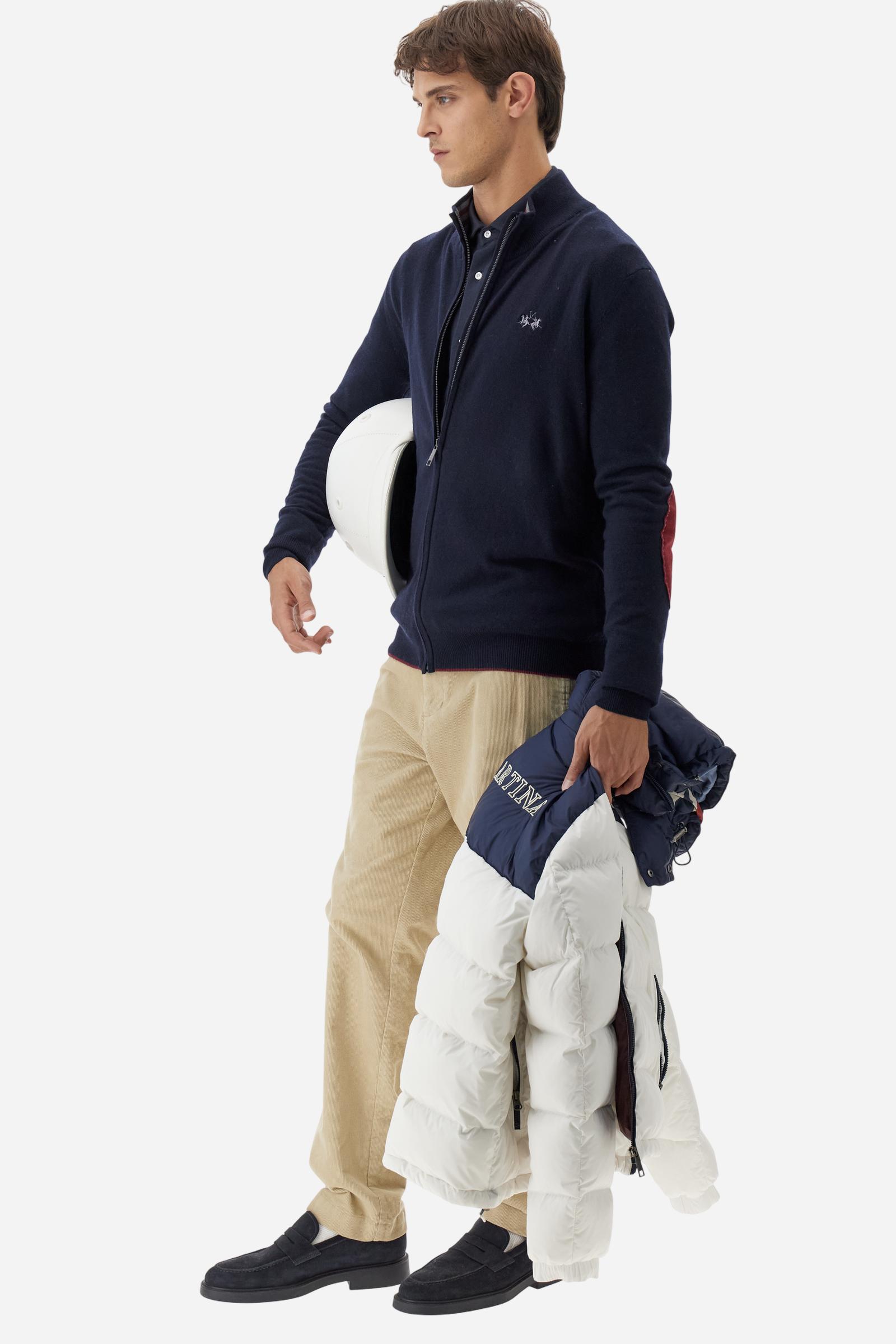 Men’s wool zip sweater - Brauwin