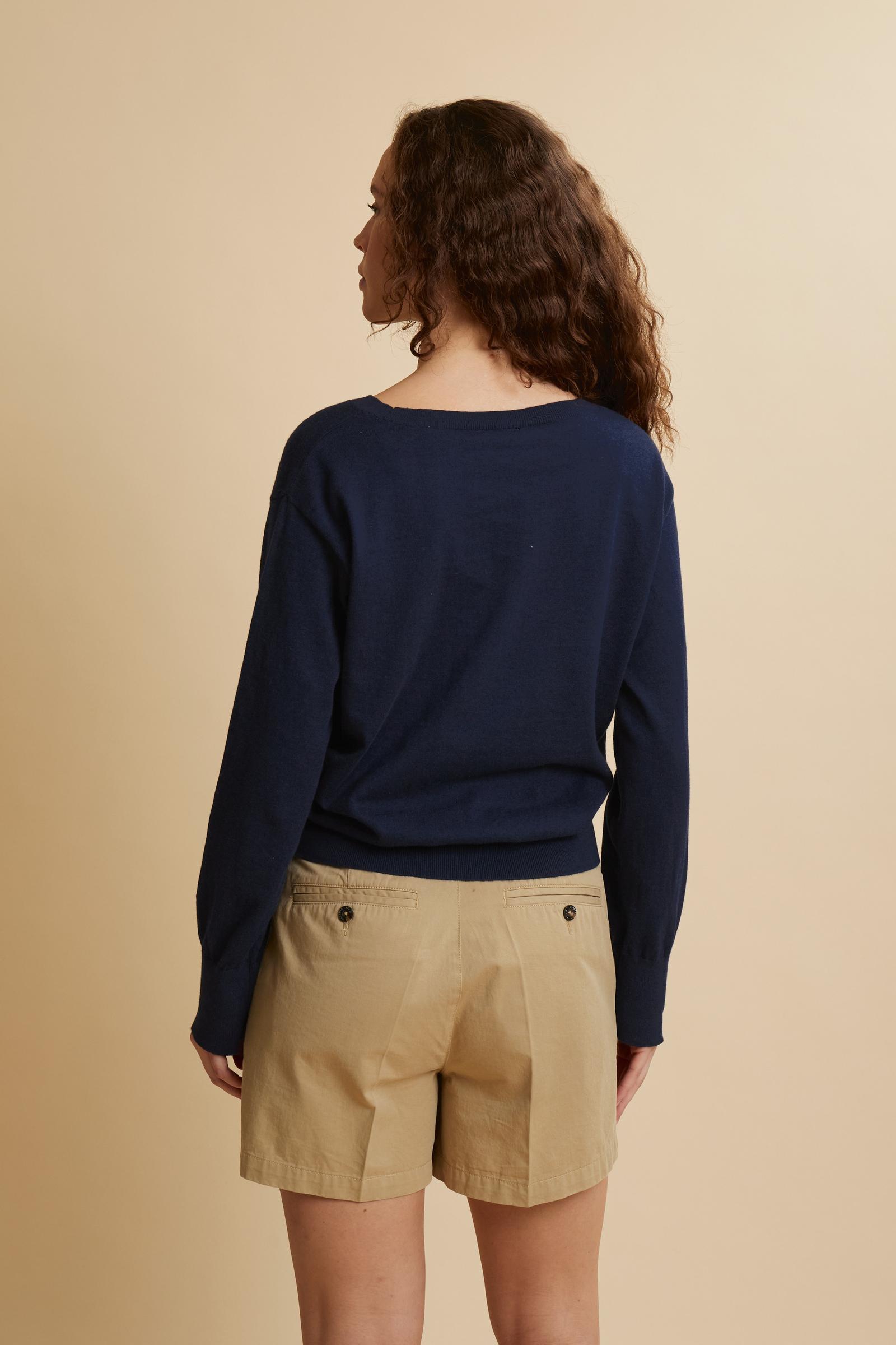 Women's sweater in cotton, wool and cashmere - Carlota