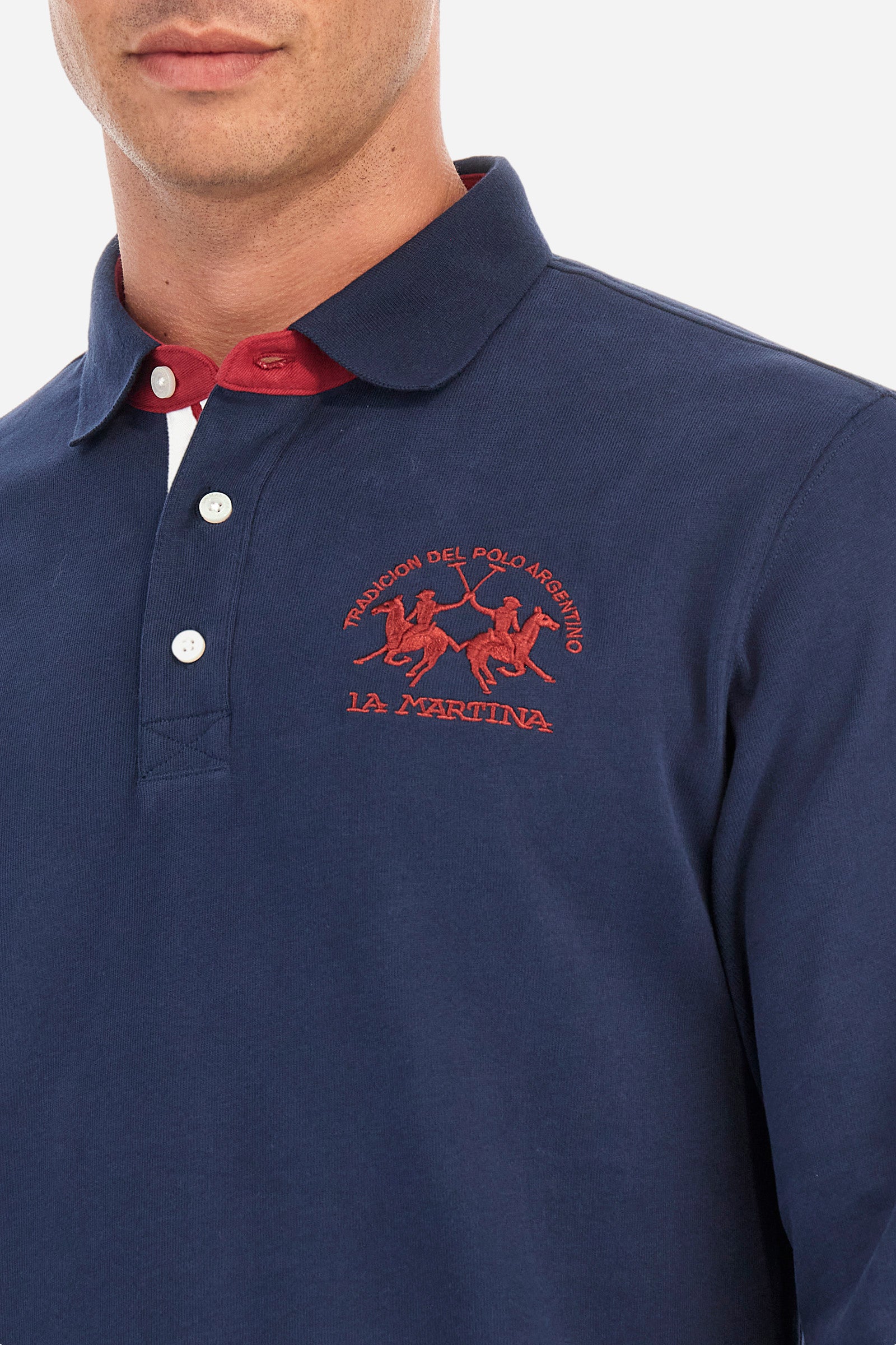 Regular-fit polo shirt in cotton - Clinton