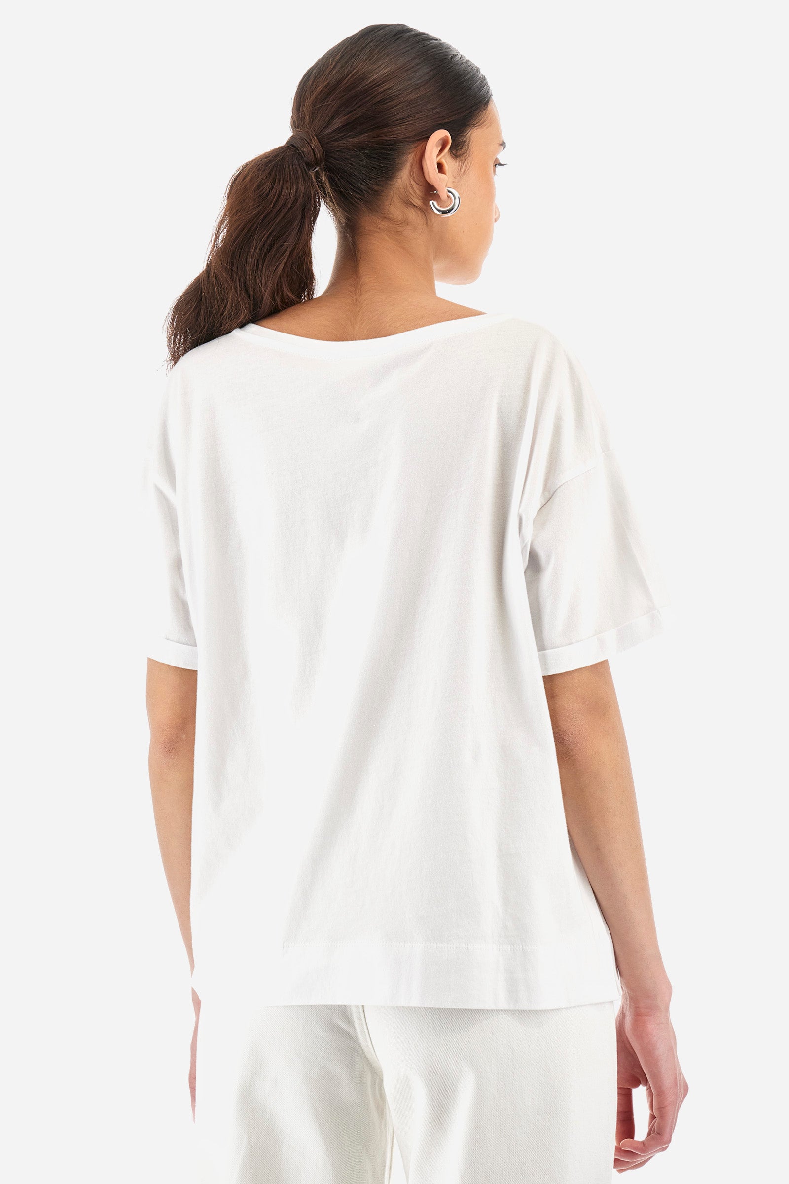 Regular-fit cotton T-shirt - Yahaira
