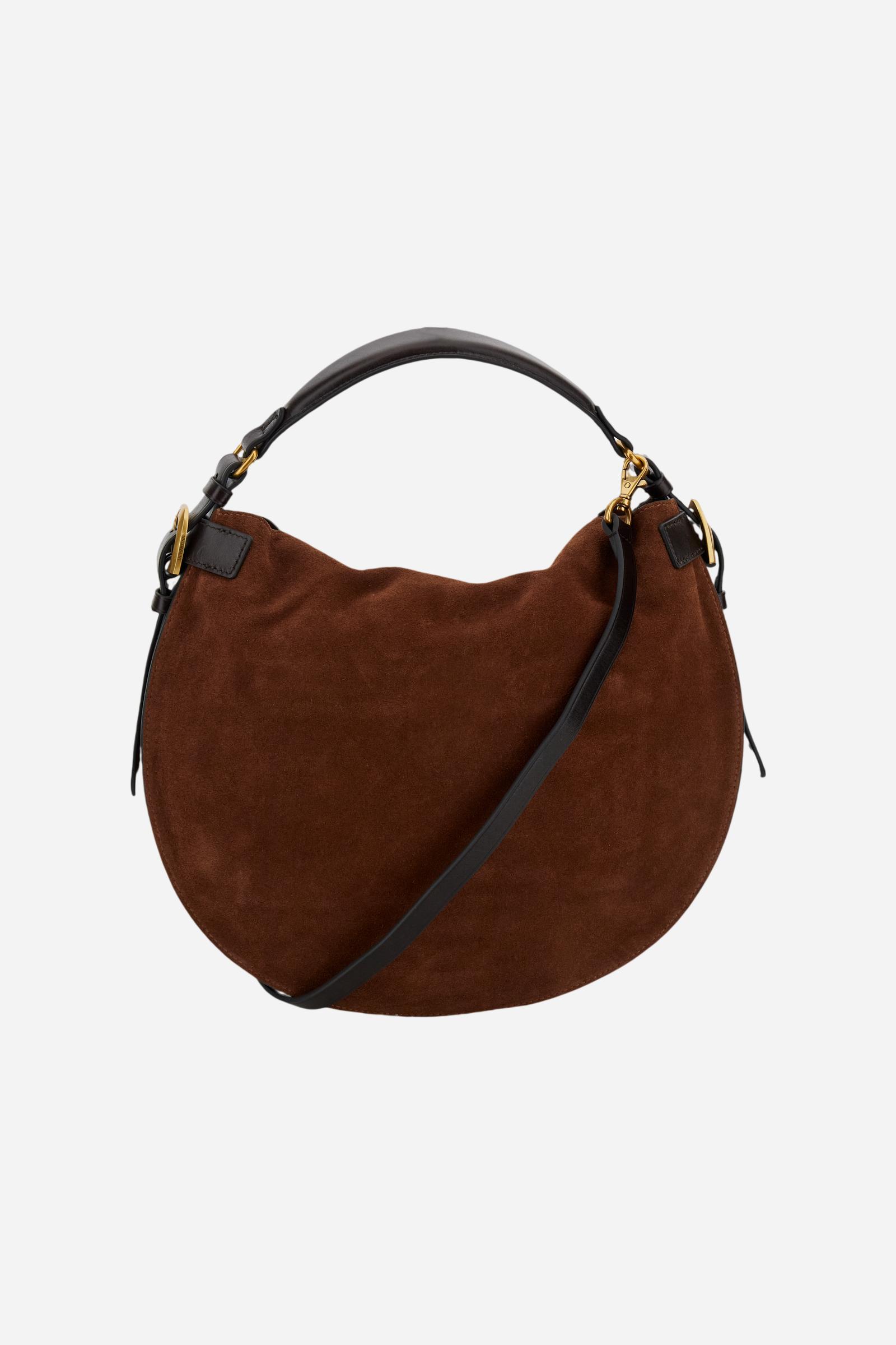 Hobo-Tasche aus Wildleder und Leder – Luna Hobo