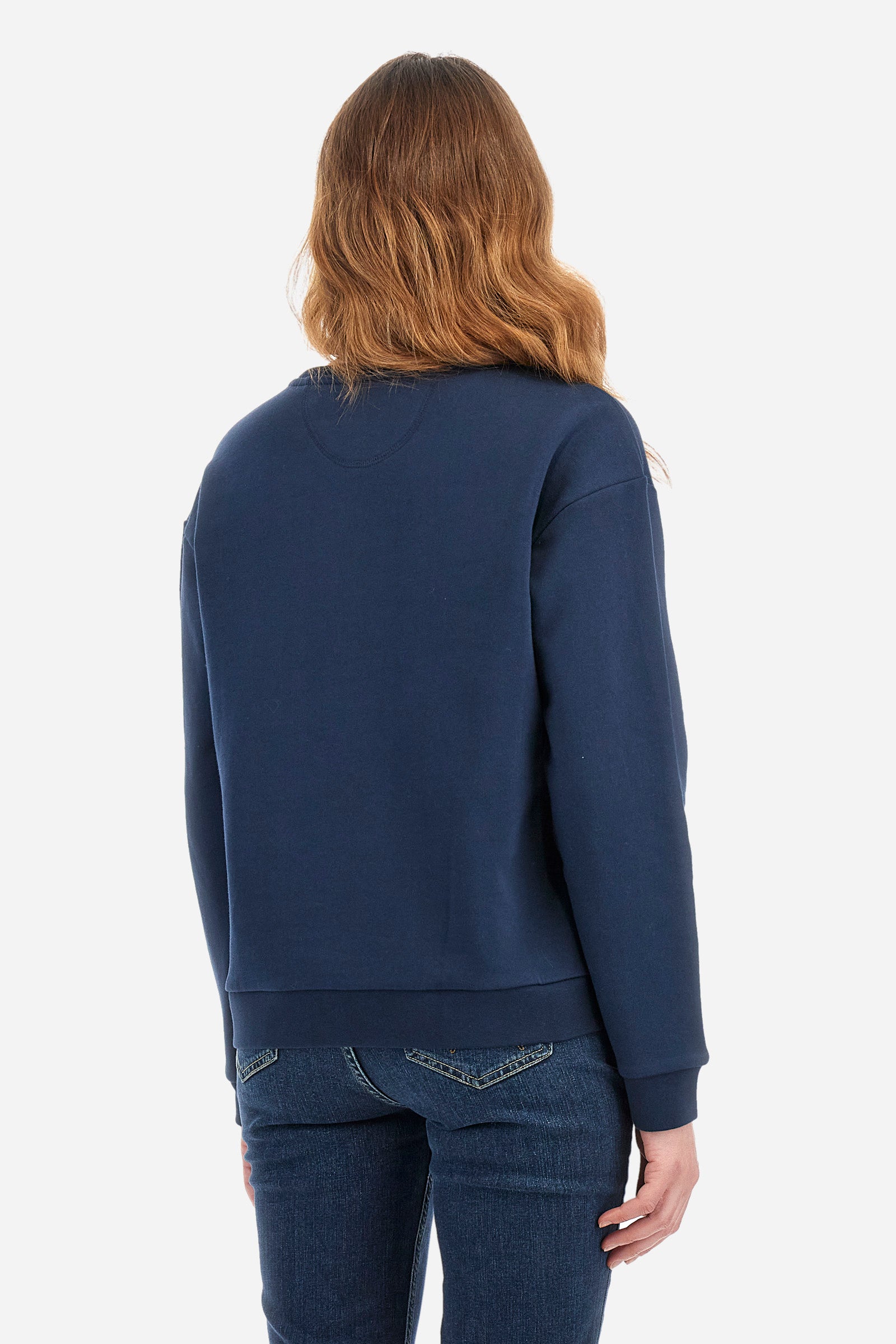 Sweatshirt aus Baumwolle, Regular Fit – Zelie