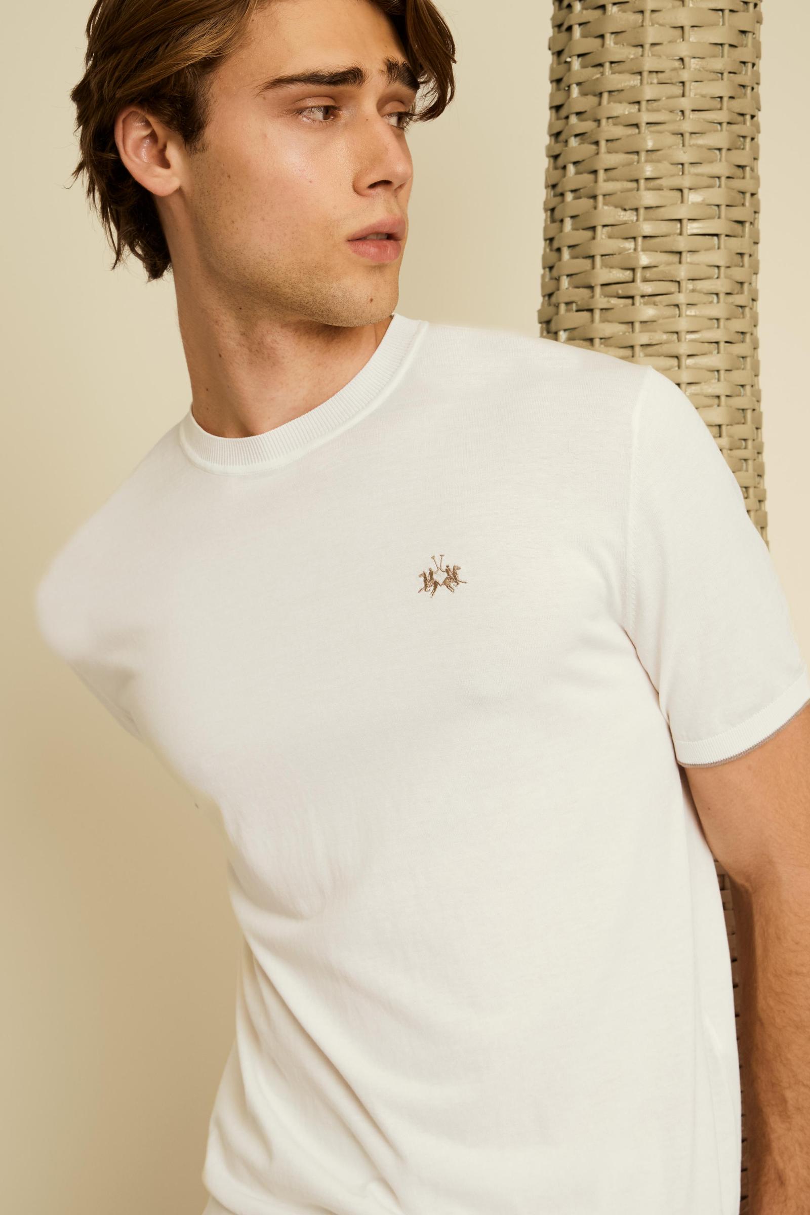 Men’s cotton and silk crewneck sweater - Carbonell