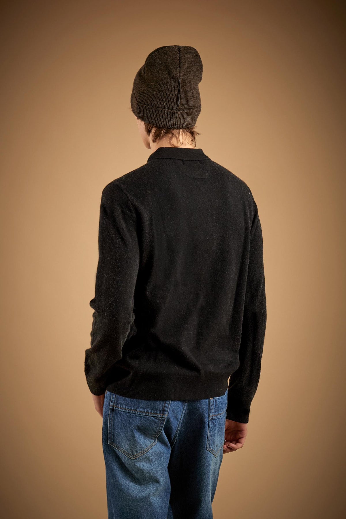 Polo aus einem Herren-Mix mit Lammwolle - Ettore