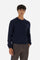 Men’s crew neck sweater in wool blend - Blaze