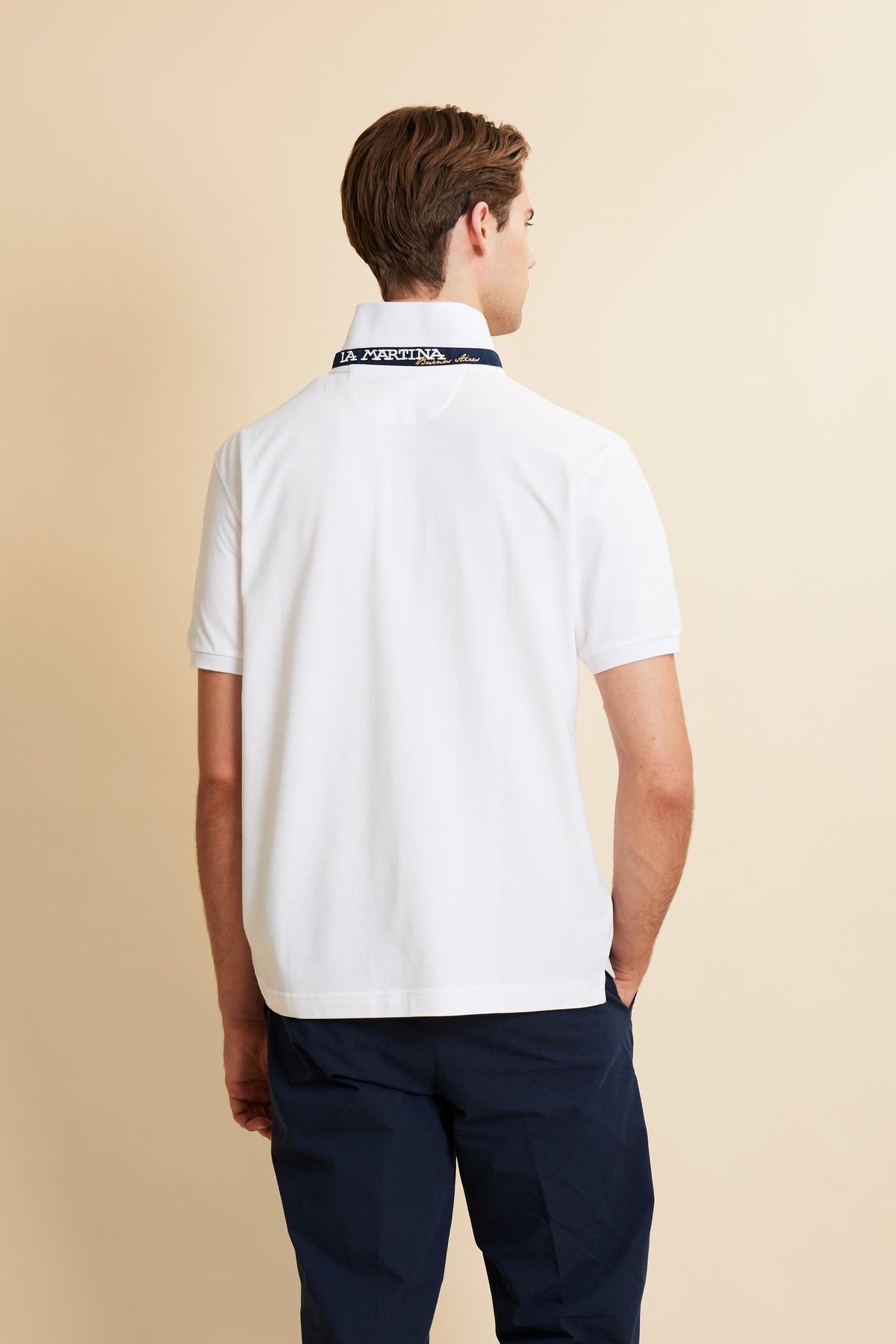 Polo da uomo regular fit multicolor logo - Eduardo