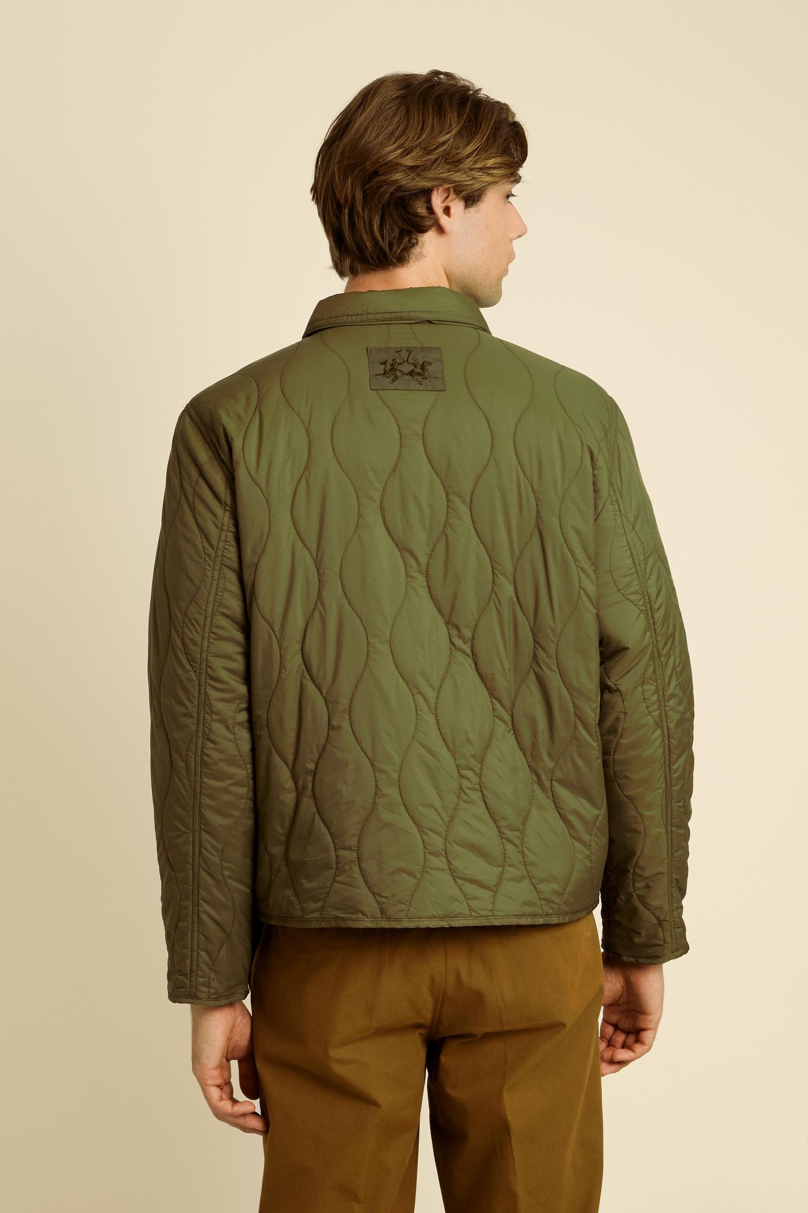 Men’s quilted nylon overshirt – Chad