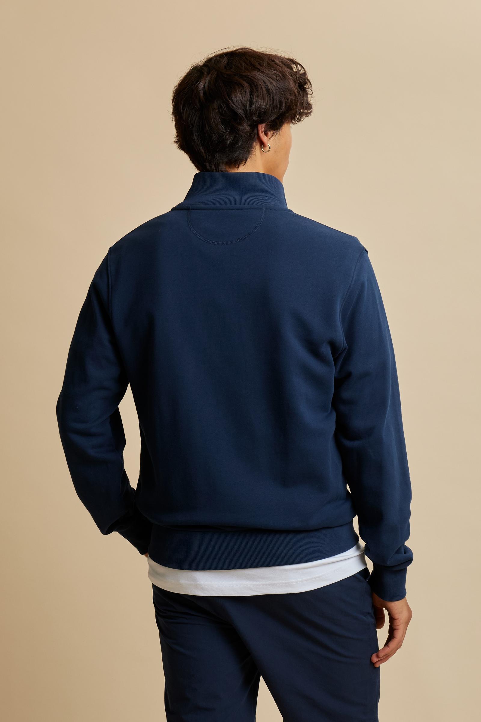 Men’s full zip cotton French Terry sweatshirt – Caden