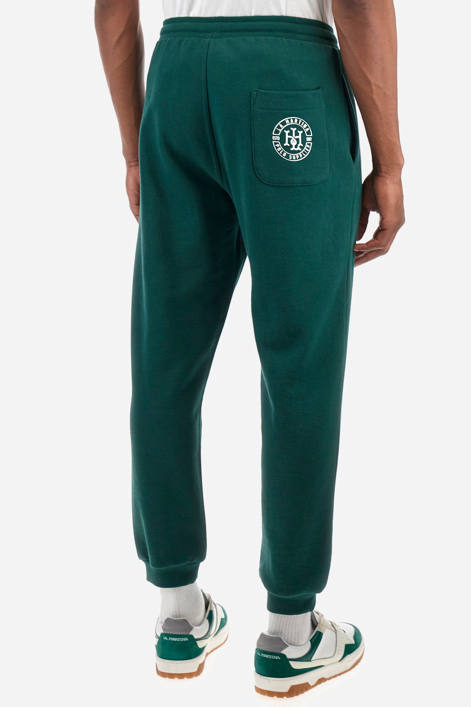 Regular fit cotton jogging bottoms - Zaire