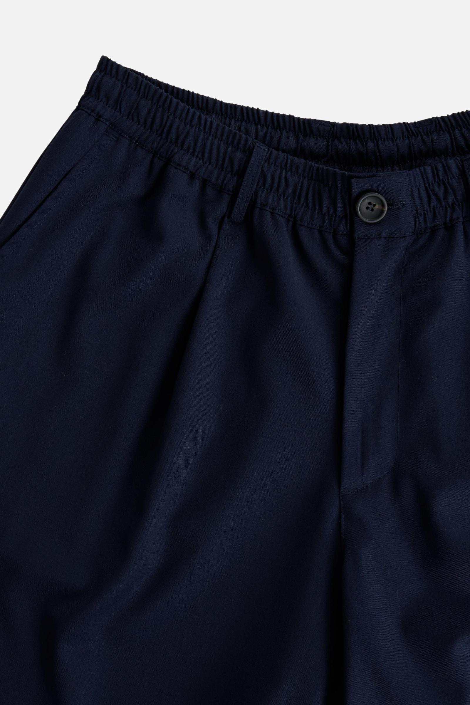 Pantalón largo de hombre corte relajado mezcla de lana - Florian