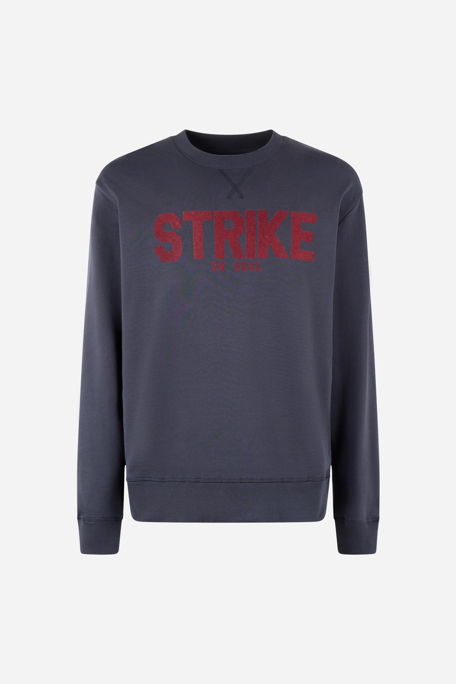 Men's crew neck sweatshirt in cotton fleece Swing on Polo - Dionigi