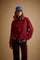Damen Rundhalspullover aus meliertem Lambswool-Mix – Edith