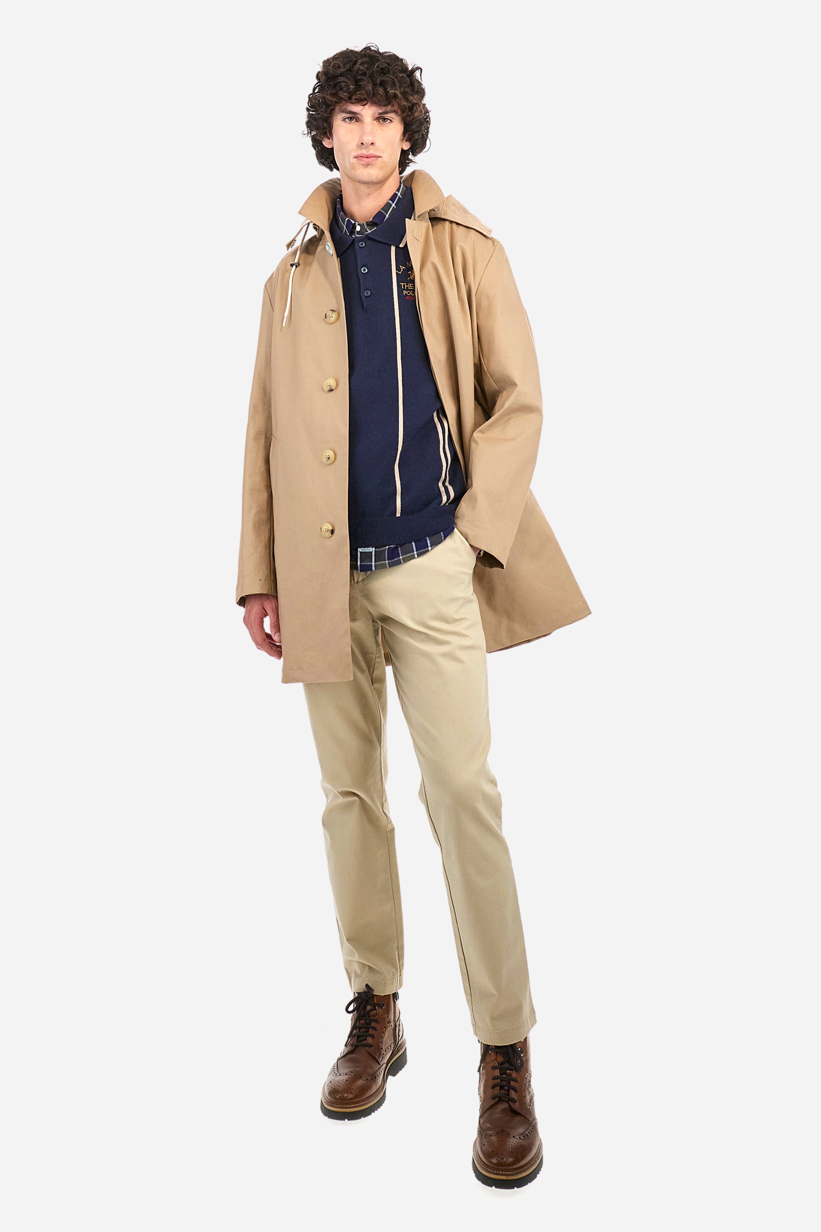 Trenchcoat aus Baumwolle, Regular Fit – Zahir